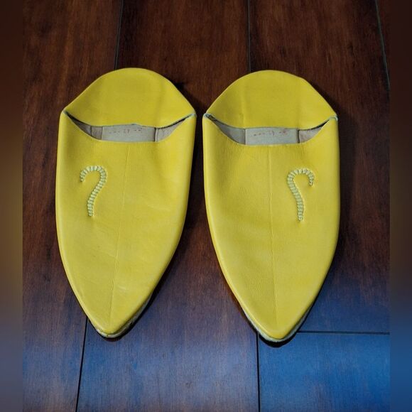 Yellow Leather Men\'s Loafers